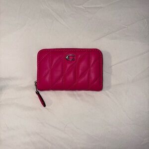 Coach quilted pillow wallet